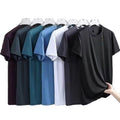 T-shirt Homme Personnalisé OEM à Col Rond Ample d'Été