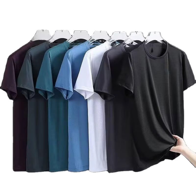 T-shirt Homme Personnalisé OEM à Col Rond Ample d'Été