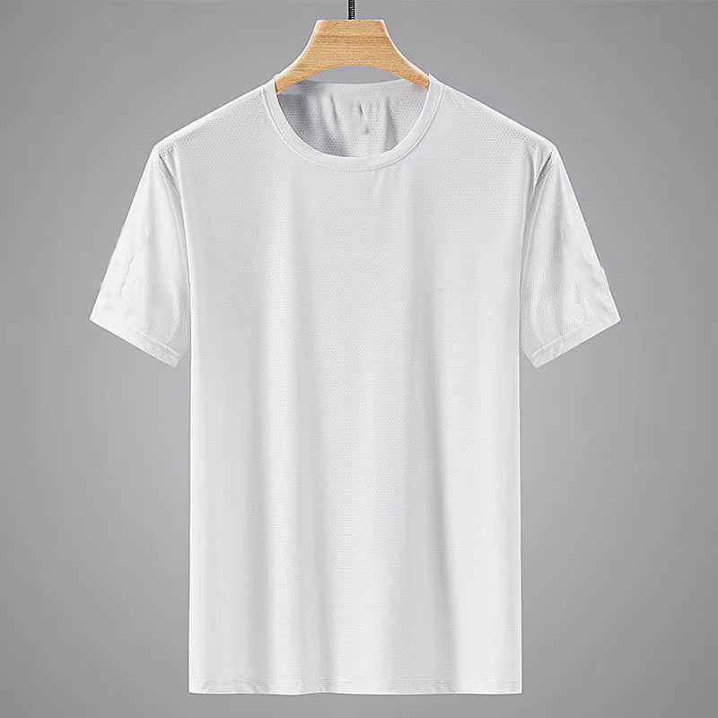 T-shirt Homme Personnalisé OEM à Col Rond Ample d'Été